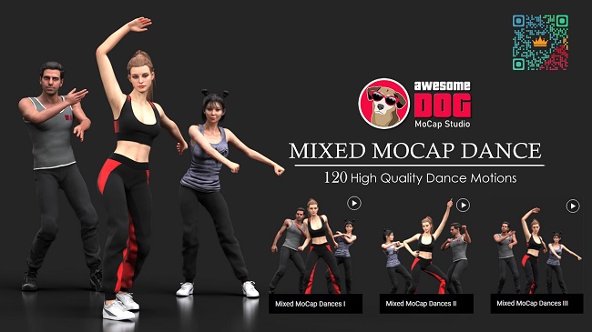 Mixed MoCap Dances  1-2-3 MEGA BUNDLE (UPDATE)