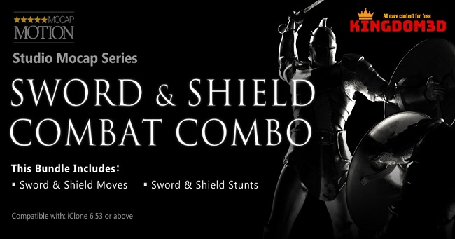 Sword and Shield Moves-Stunts Combat Combo 