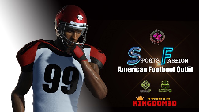 Sports Fashion - American Football Outfit » Kingdom3D
