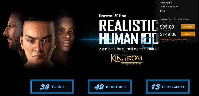 Realistic Human 100