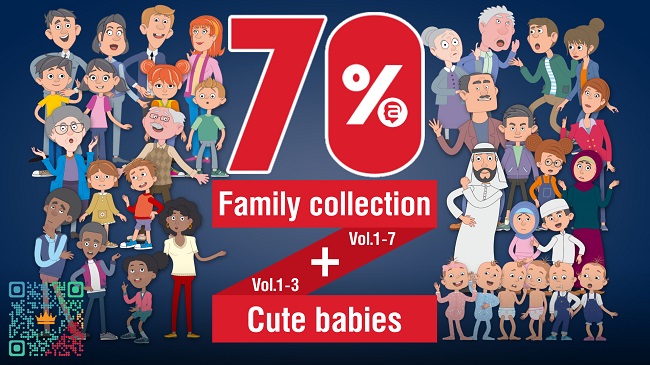 Family collection + Cute babies (Vol.1-3)