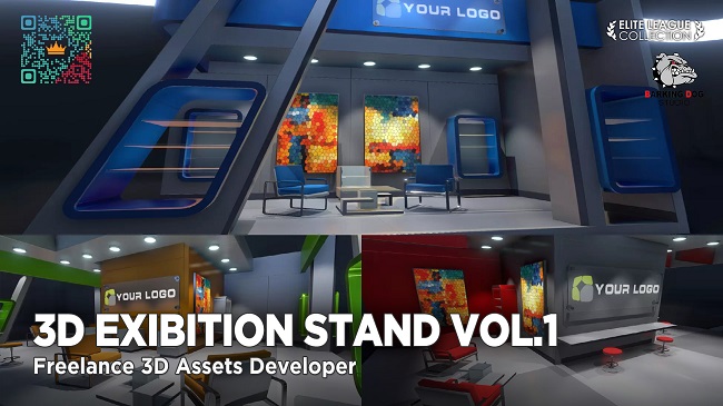 3D Exibition Stand Vol.1