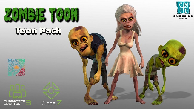 Zombie Toon Pack