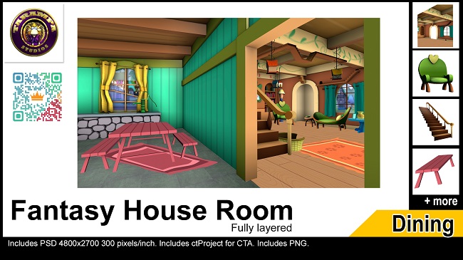 Fantasy House Room – Dining