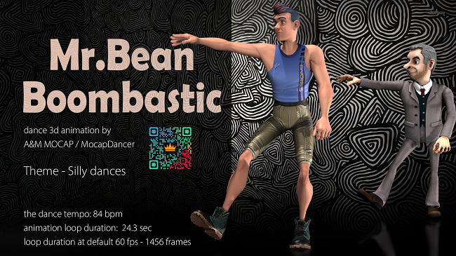 A&M - Mr. Bean - Boombastic  - dance animation