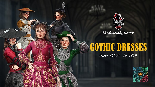 Medieval Dress Gothic Pack