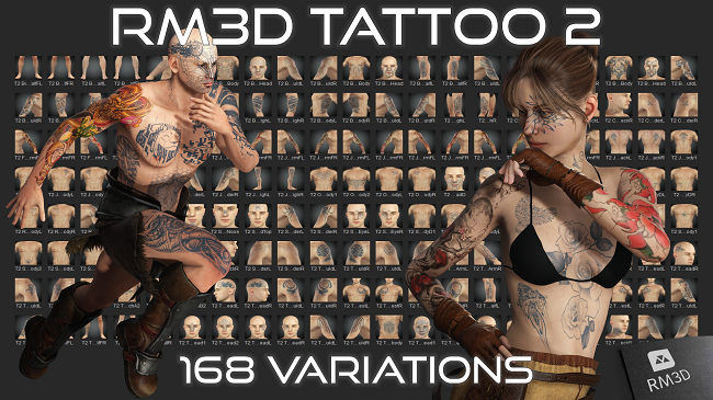 Tattoo 2 (168 variants)