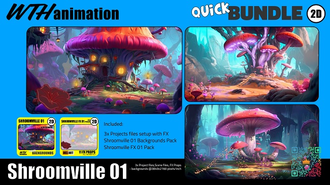 QBun-Shroomville 01 Bundle
