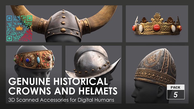 Genuine Historical Crowns and Helmets