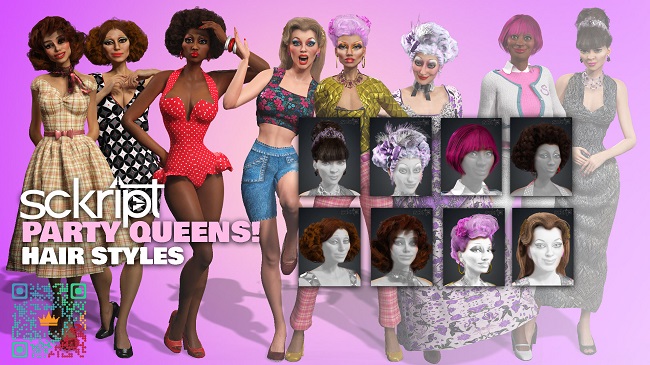 Sckript Party Queens Hairstyles