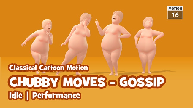 Classical Cartoon : Chubby Moves - Gossip