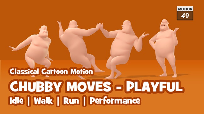 Classical Cartoon : Chubby Moves - Playful