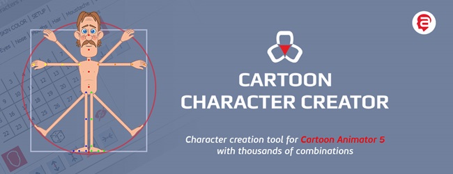 Character Creation Tool For Cartoon Animator 5 With Thousands Of Combinations