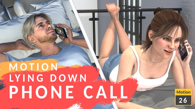 Lying down Phone call Pack