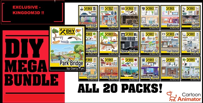 DIY Scenes (MEGA BUNDLE) - All 20 packs!!