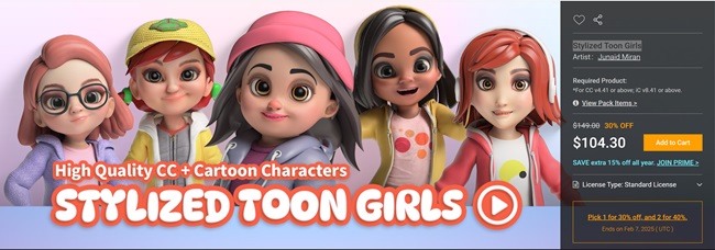 Stylized Toon Girls