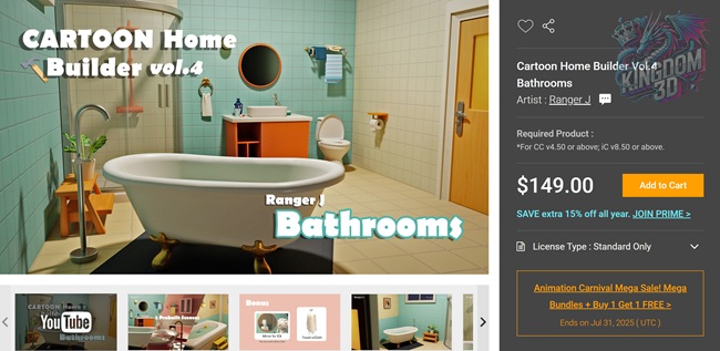 Cartoon Home Builder Vol.4 Bathrooms