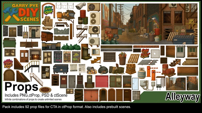 DIY2 Scene - Alleyway