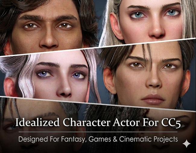 Idealized Character Actor For CC5 Combo (10GB)