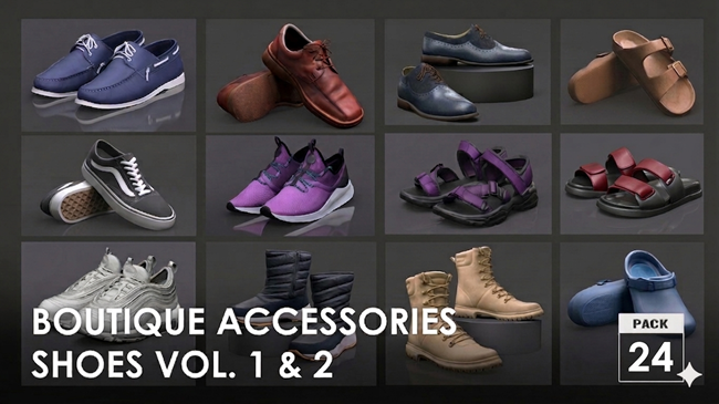 Boutique Accessories - Shoes Vol.1 & 2 Bundle