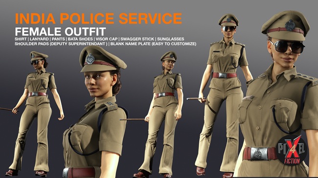 IPS India Police Officer Women Outfit