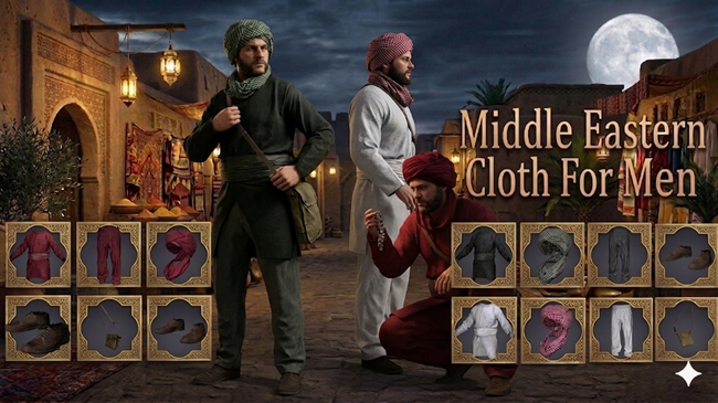Middle Eastern Cloth For Men Bundle