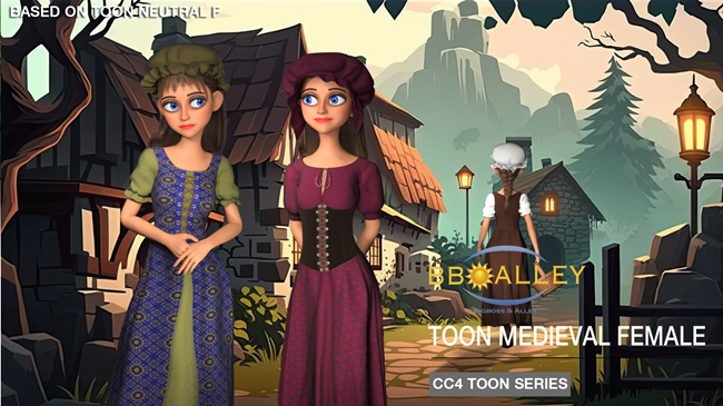 Toon Medieval Female