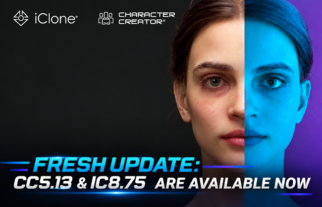 FRESH UPDATE: CC5.13 & IC8.75  ARE AVAILABLE NOW + Headshot 3.11 + Unreal Live Link Plug-in for iClone (version 1.38)!! + Motion_Planning IC8 + Video Mocap 1.04