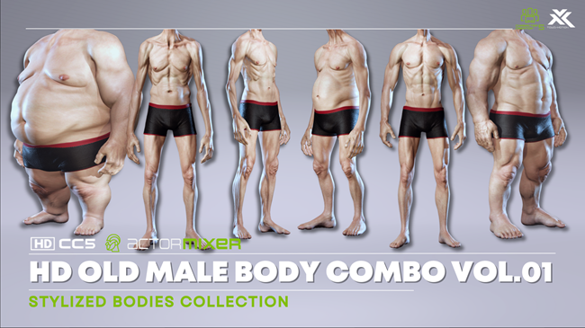 HD Stylized Bodies Collection Vol.01