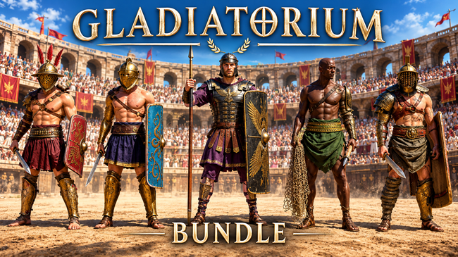GLADIATORIUM BUNDLE (Value 225$)