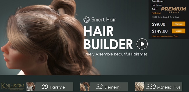 Hair Builder  + Bonus (Blender Hair Tool - Learning Samples)