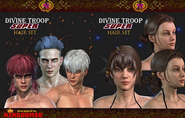 Divine Troop Hair Set_Bundle